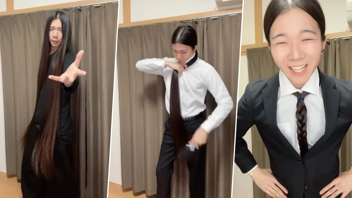 Hair Used As Tie: "இப்போல்லாம் யார் ப்ரோ.. டை போட்றா?" முடியை டை ஆக்கிய